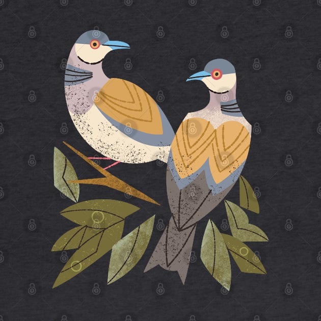 Two Turtle Doves by Renea L Thull